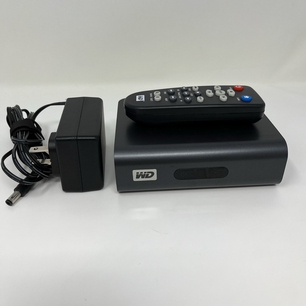 Western Digital WD TV Live Plus HD Media Player 1080p WDBABX0000NBK w/ Remote